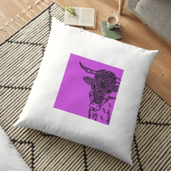The OX and the Frog Floor Pillow