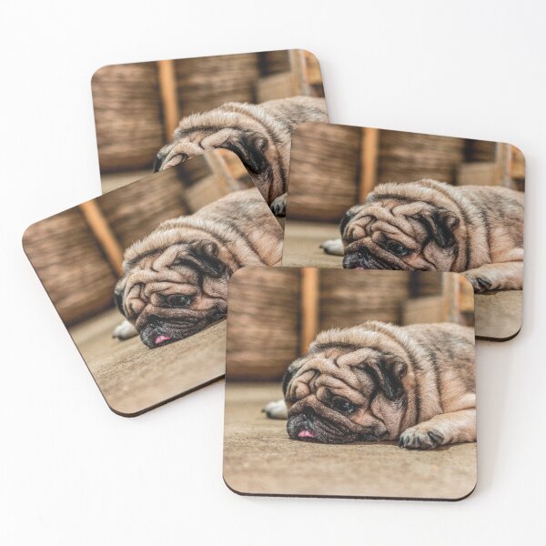 Item preview, Sleeping pug designed and sold by wolfgangrainer.