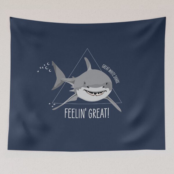 Item preview, Feeling Great - Great White Shark designed and sold by thesailfish.