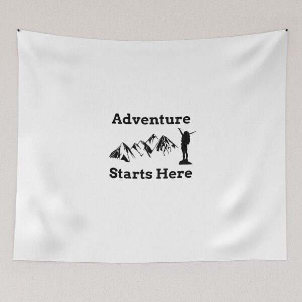 Item preview, adventure starts here designed and sold by Animalhead.