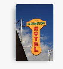 Route 66 - Lexington Hotel Canvas Print
