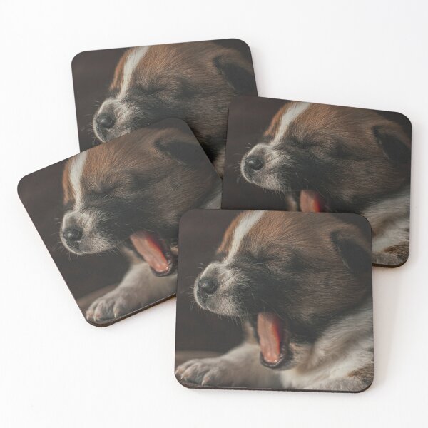 Item preview, Yawning puppy designed and sold by wolfgangrainer.