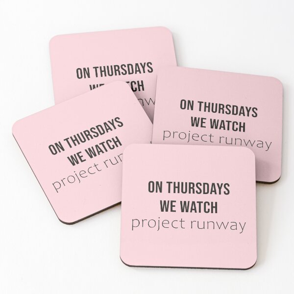 Item preview, on thursdays we watch project runways designed and sold by emma-johnston.