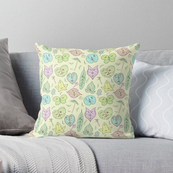 Hestu's Friends (Yellow Ver.) Throw Pillow