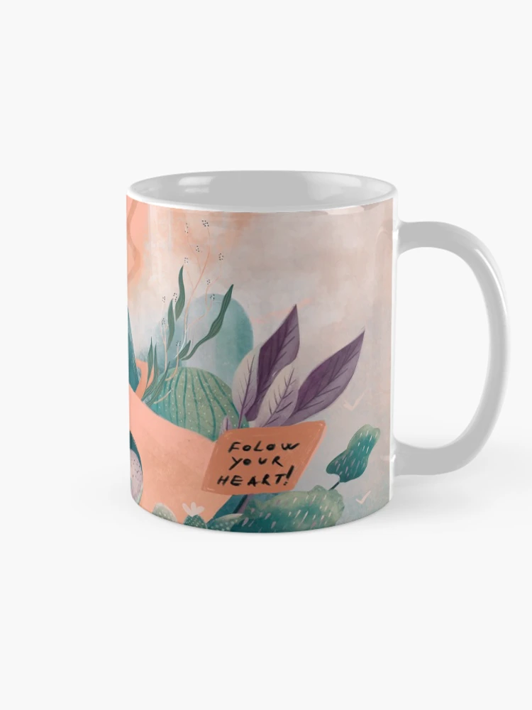 Thumbnail 3 of 6, Coffee Mug, Path designed and sold by PatternCreator.