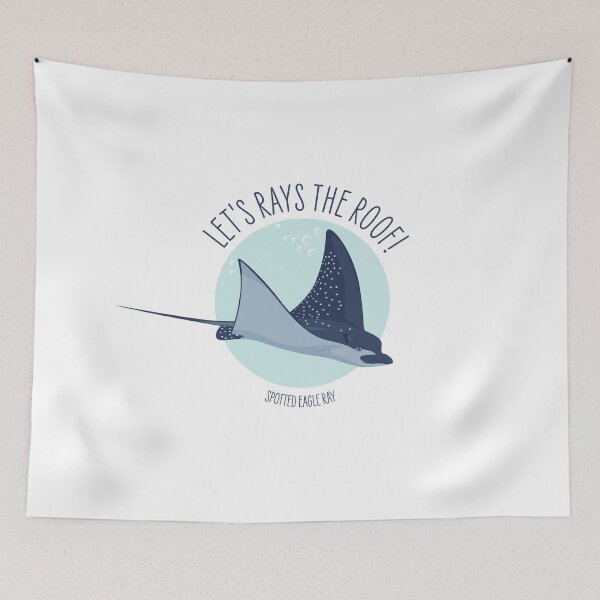 Item preview, Let's Rays the Roof - Spotted Eagle Ray designed and sold by thesailfish.