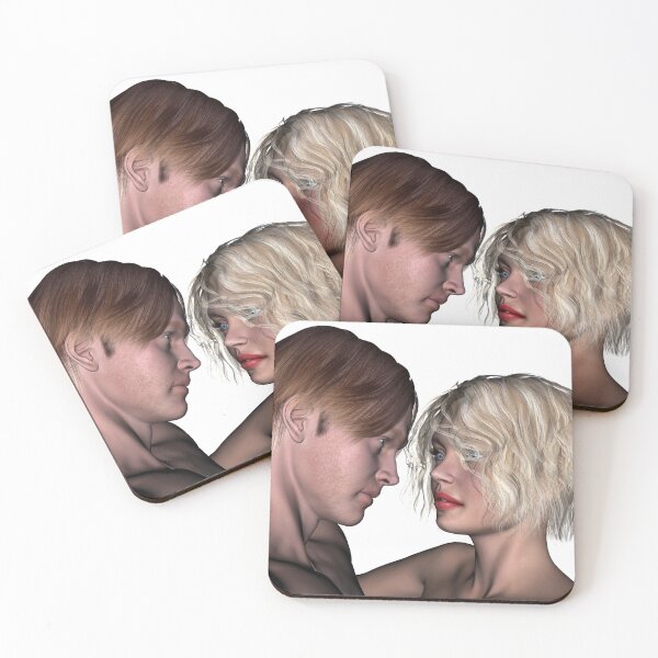 Item preview, Male and Female Couple Staring Into Each Others Eyes designed and sold by BareBeauty.