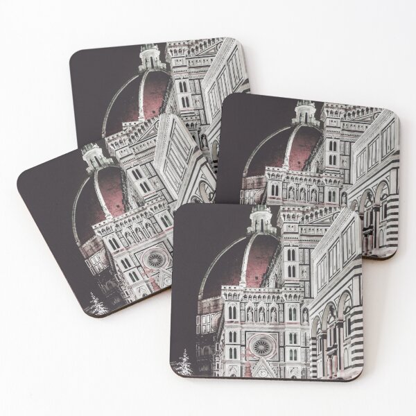 Item preview, Santa Maria del Fiore  Cathedral at Night, Florence Italy designed and sold by DFLC Prints.