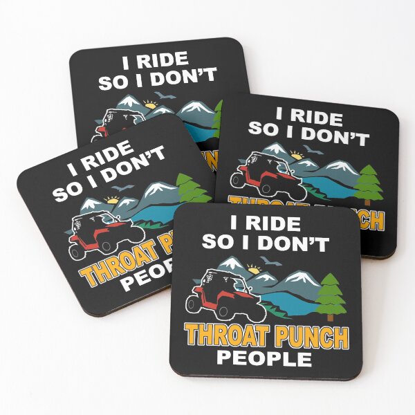 Item preview, I Ride So I Don't Throat Punch People designed and sold by RZRriders.