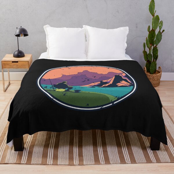 Item preview, Fishing on a beautiful river designed and sold by Dibbelchen.