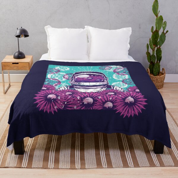 Item preview, Astronaut with flowers, space travel designed and sold by DerSenat.