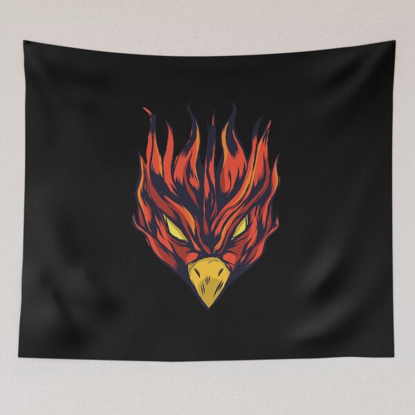 Item preview, burning phoenix, flames designed and sold by DerSenat.