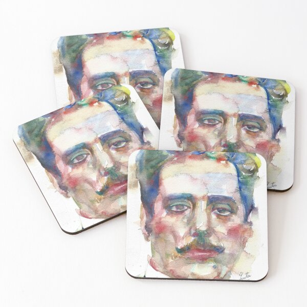 Item preview, GIACOMO PUCCINI - watercolor portrait designed and sold by lautir.