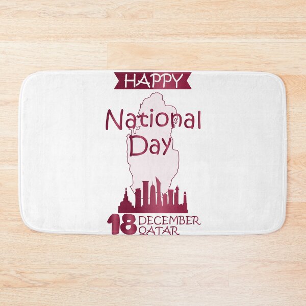 Item preview, Qatar National Day on  18 December 2019 with Qatar map designed and sold by mashmosh.