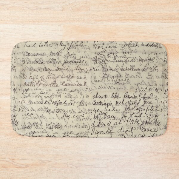 Item preview, Ancient Script Calligraphy Vintage Print designed and sold by YLArt.