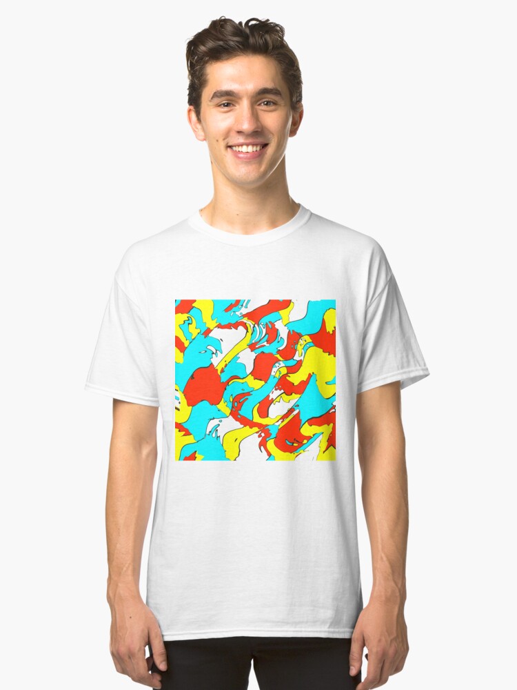 Alternate view of Party camouflage Classic T-Shirt