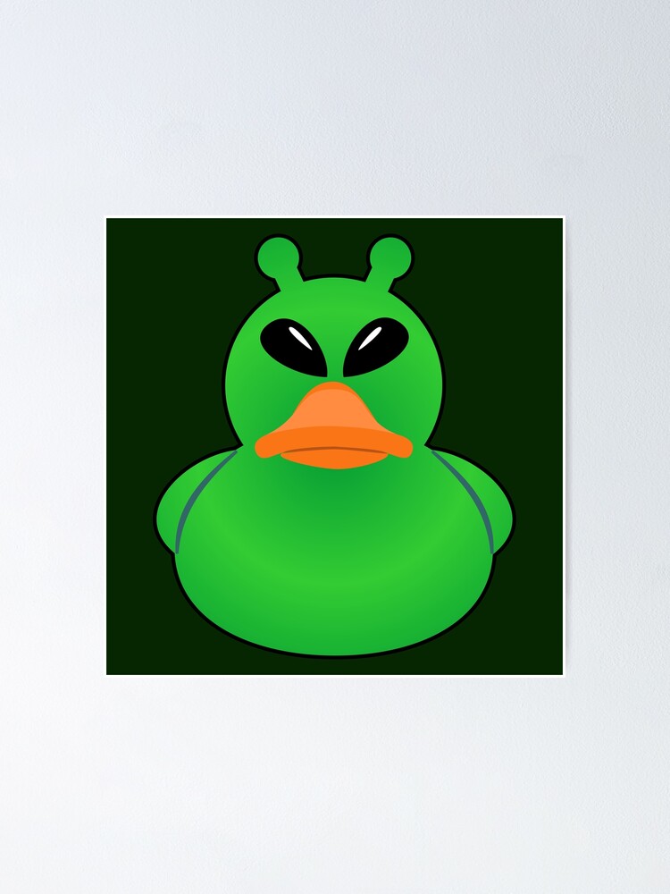 green rubber ducky