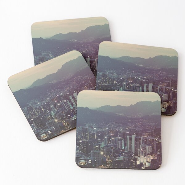 Item preview, Seoul cityscape designed and sold by moonmoonpurin.