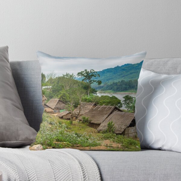 Item preview, Tribal Village on the Mekong River, Laos. designed and sold by Nethycurl.