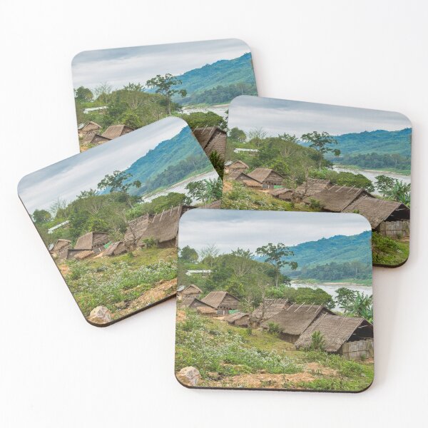 Item preview, Tribal Village on the Mekong River, Laos. designed and sold by Nethycurl.