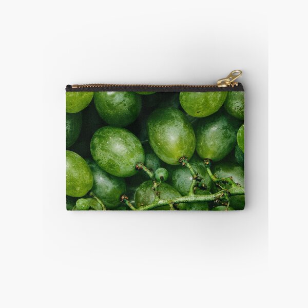 Item preview, Green grapes pattern fresh vineyard grapevine photo art  designed and sold by conceptDVS.