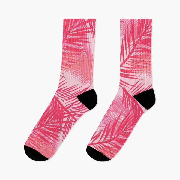Item preview, Palm Leaf Print, Coral, Peach and Pastel Pink  designed and sold by Marymarice.