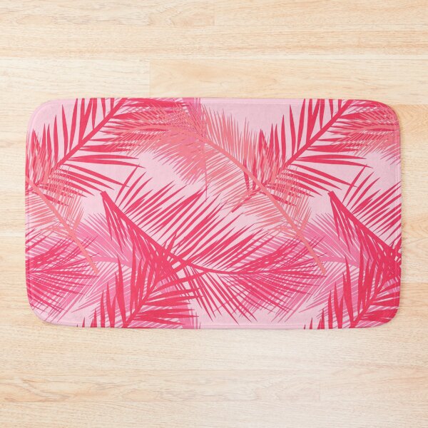 Item preview, Palm Leaf Print, Coral, Peach and Pastel Pink  designed and sold by Marymarice.