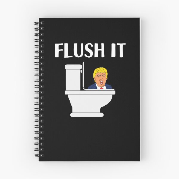 Item preview, Flush it Toilet Trump for impeachment  designed and sold by Gifafun.