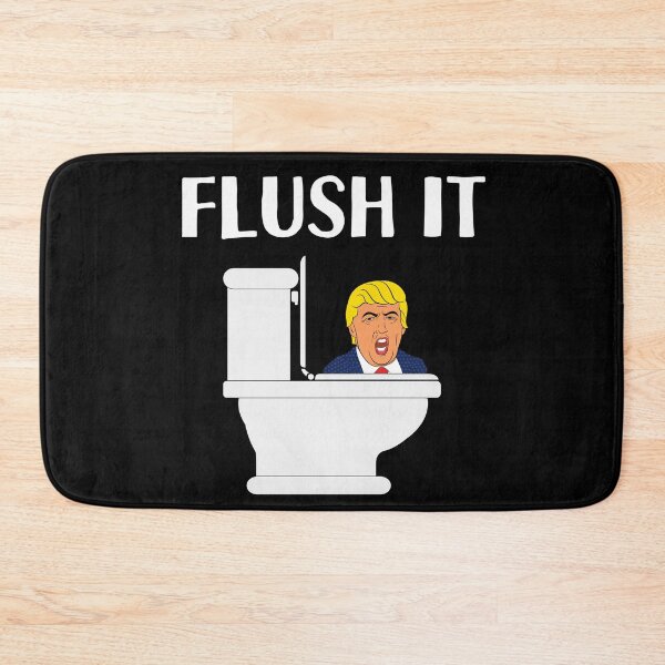 Item preview, Flush it Toilet Trump for impeachment  designed and sold by Gifafun.