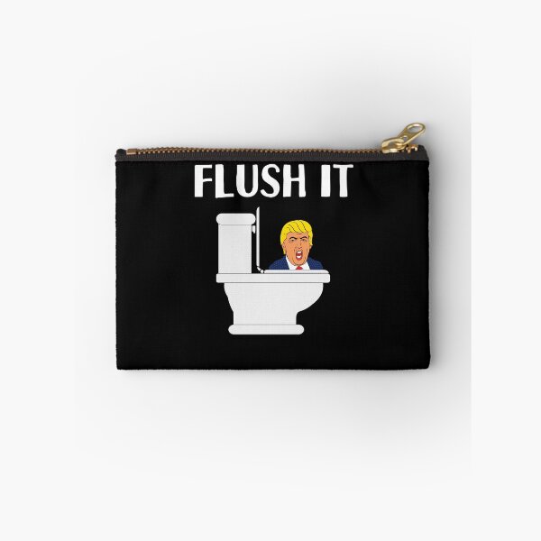 Item preview, Flush it Toilet Trump for impeachment  designed and sold by Gifafun.