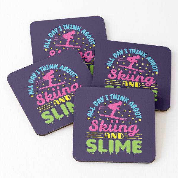 Item preview, All Day I Think About Skiing and Slime designed and sold by jaygo.