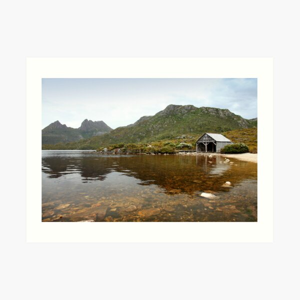 Cradle Mountain, Dove Lake reflections Art Print