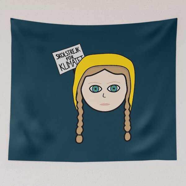 Item preview, Greta Thunberg designed and sold by helengarvey.