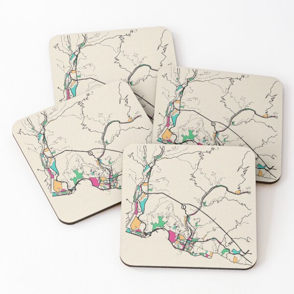 Item preview, Genoa, Italy Street Map designed and sold by A Deniz Akerman.