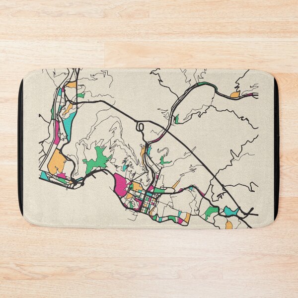 Item preview, Genoa, Italy Street Map designed and sold by A Deniz Akerman.
