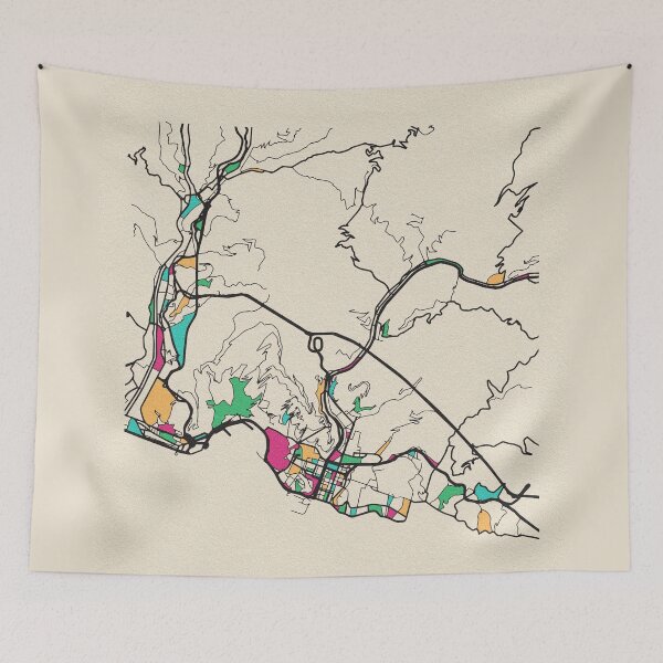 Item preview, Genoa, Italy Street Map designed and sold by A Deniz Akerman.
