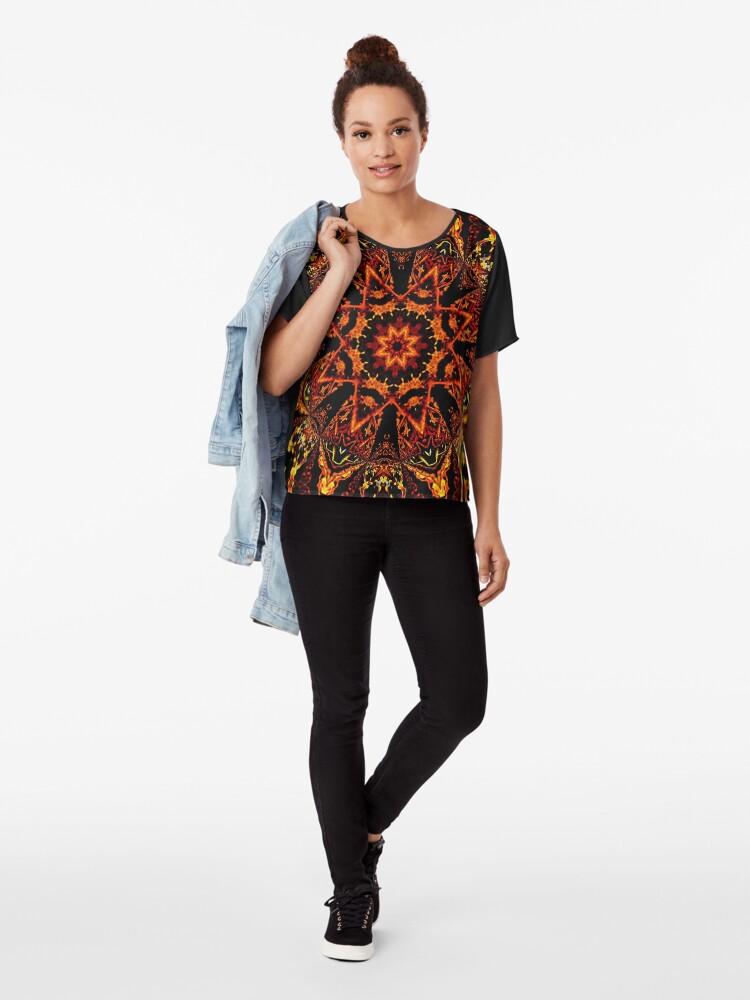 Alternate view of The Sultan's Star Chiffon Top