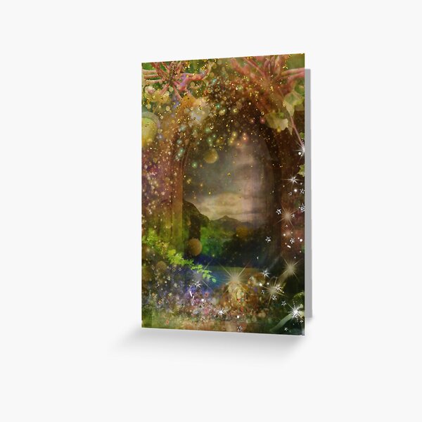 Fairy Door Greeting Card