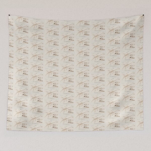 Item preview, Plesiosaurus Skeleton illustration designed and sold by Vintage Designs +.