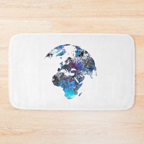 Item preview, Map of the world on the globe designed and sold by Rosaliartbook.