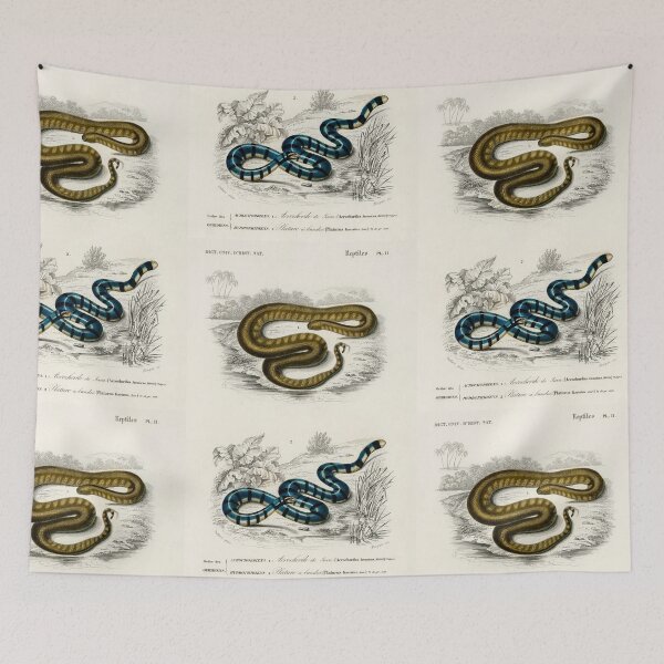 Item preview, Snakes vintage illustration designed and sold by Vintage Designs +.