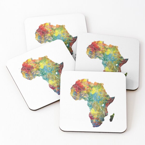 Item preview, Africa map 3 #africa #map designed and sold by JBJart.