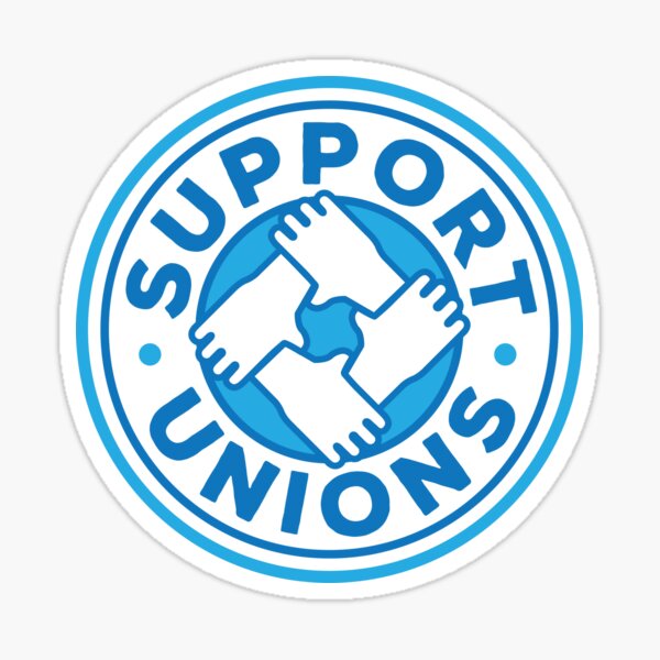  Thank A Union - Labor Union, Union Strong, Pro Worker,  Industrial Workers of the World Decal Vinyl Bumper Sticker 5 : Automotive