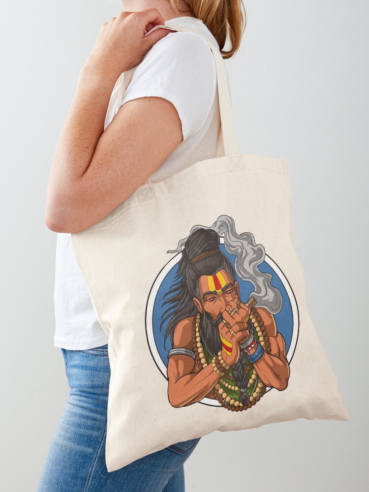 Smiling Sadhu with Bad Teeth Tote Bag by Urs Schweitzer - Fine Art America