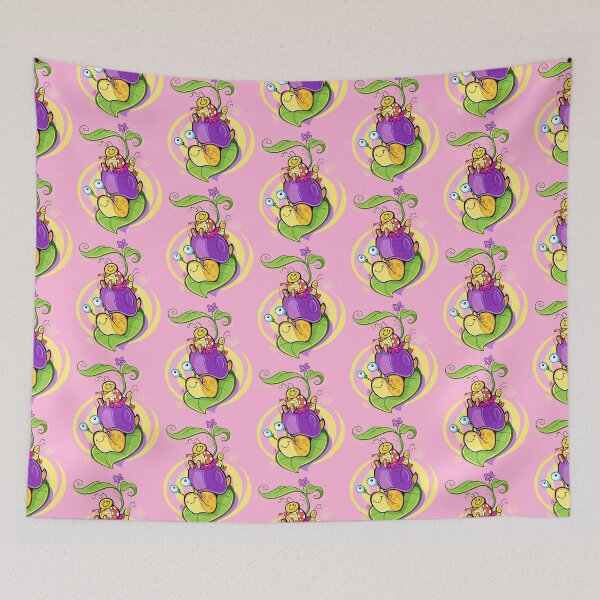 Item preview, Ladybug Buddies Pink designed and sold by DoaDoodle.