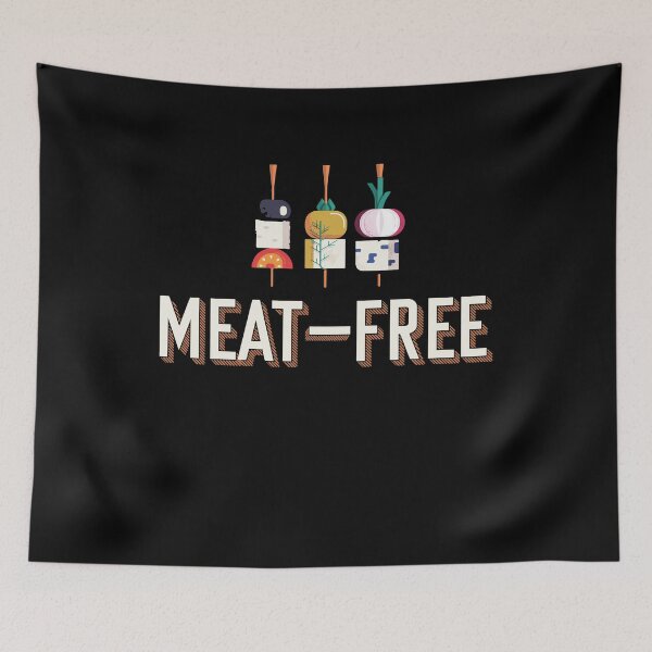 Item preview, Meat-Free Vegan Vegetarian New Year Resolution Diet Gift designed and sold by Dressed For  Duty.