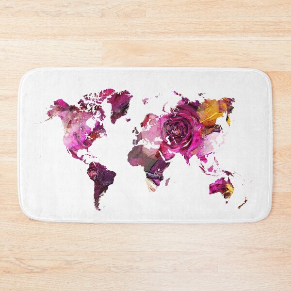 Item preview, World Map roses designed and sold by JBJart.