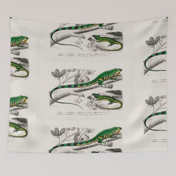 Item preview, Iguana lizard vintage illustration  designed and sold by Vintage Designs +.