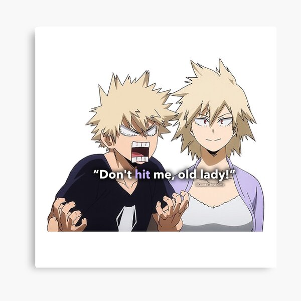 Bakugou Mom Canvas Prints Redbubble