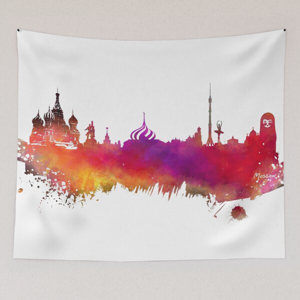 Item preview, Moscow skyline designed and sold by JBJart.